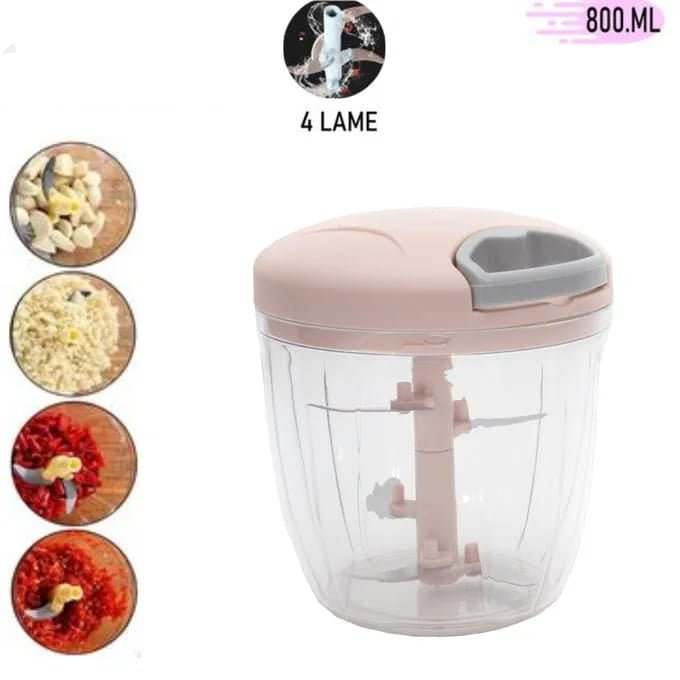 4-Blade Manual Food Chopper