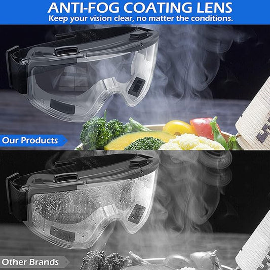 Clear Anti-Fog Safety Goggles