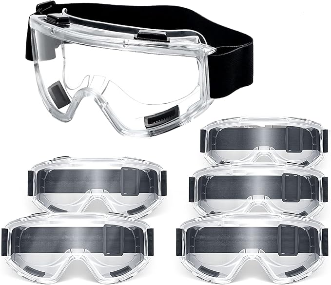 Clear Anti-Fog Safety Goggles